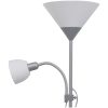 Golvlampa grå vidaXL – miniatyr 4