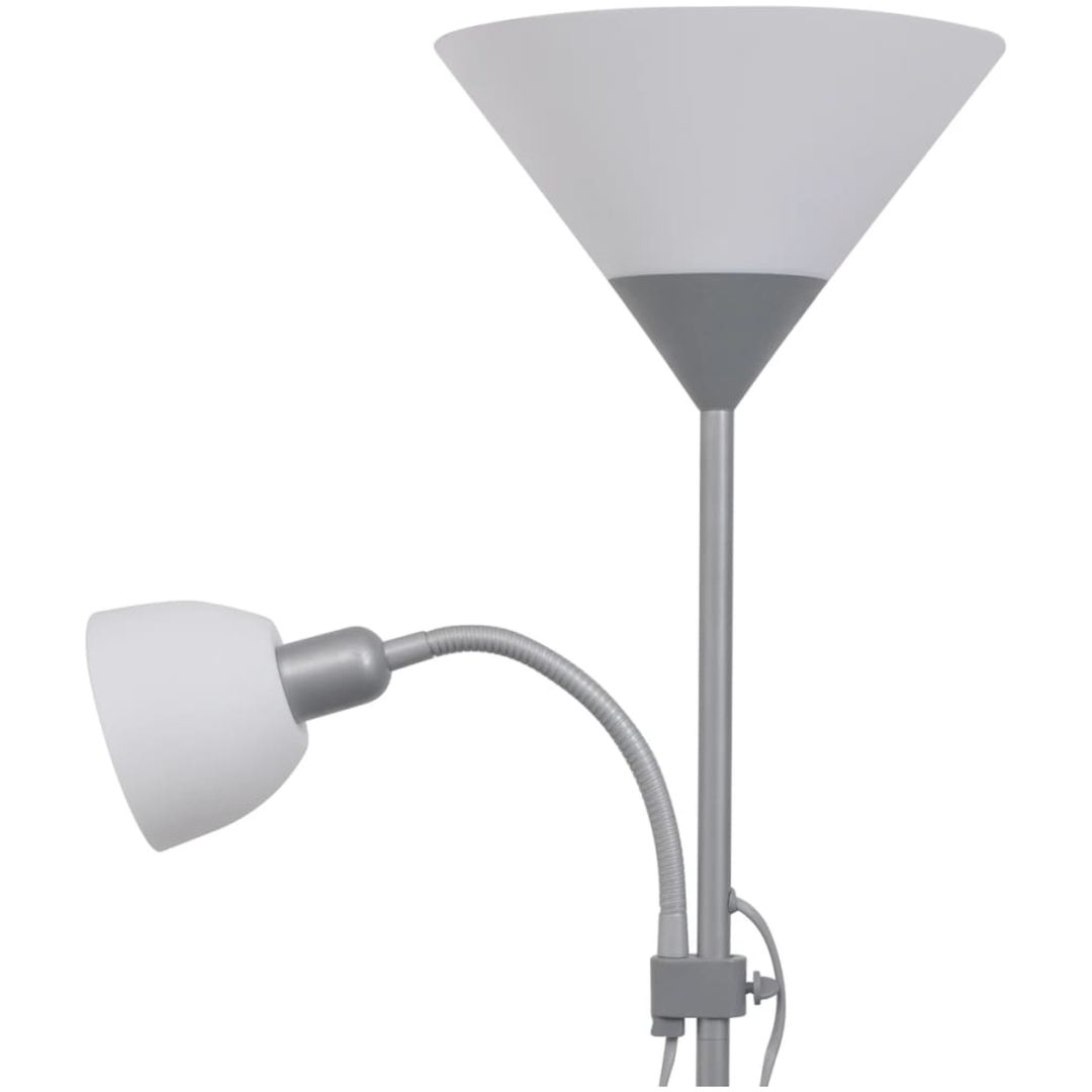 Golvlampa grå vidaXL – bild 4