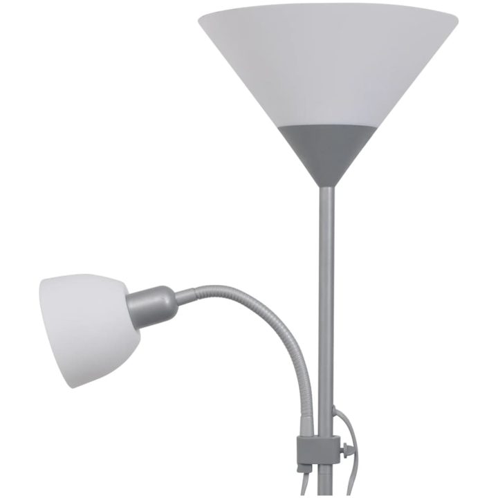 Golvlampa grå vidaXL – bild 4