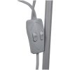 Golvlampa grå vidaXL – miniatyr 5