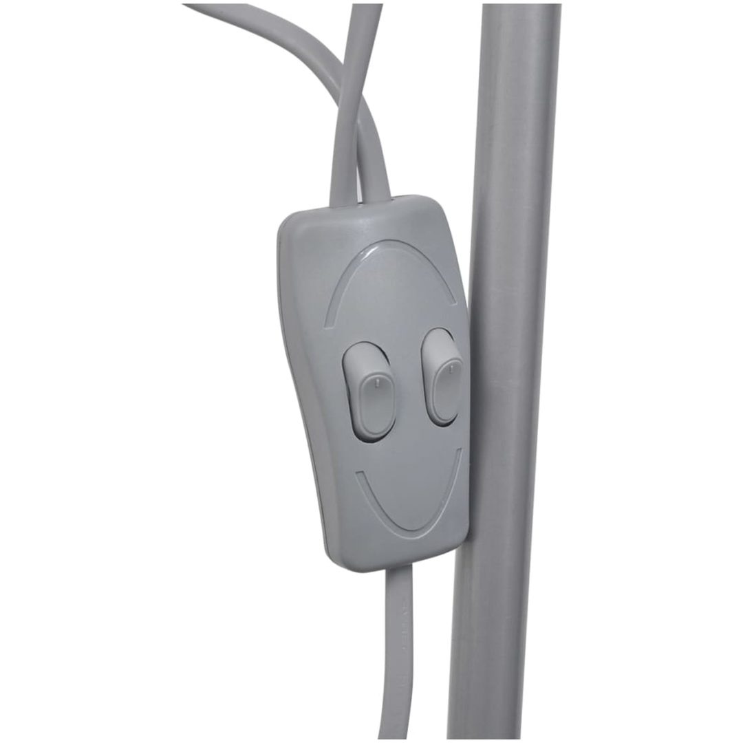 Golvlampa grå vidaXL – bild 5