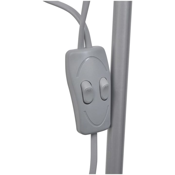 Golvlampa grå vidaXL – bild 5