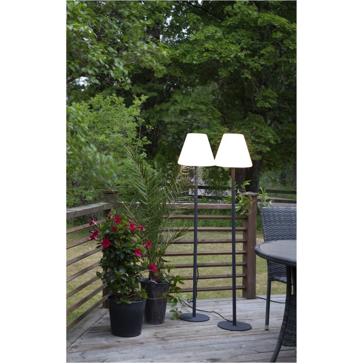 Golvlampa Kreta Grå Star Trading – bild 2