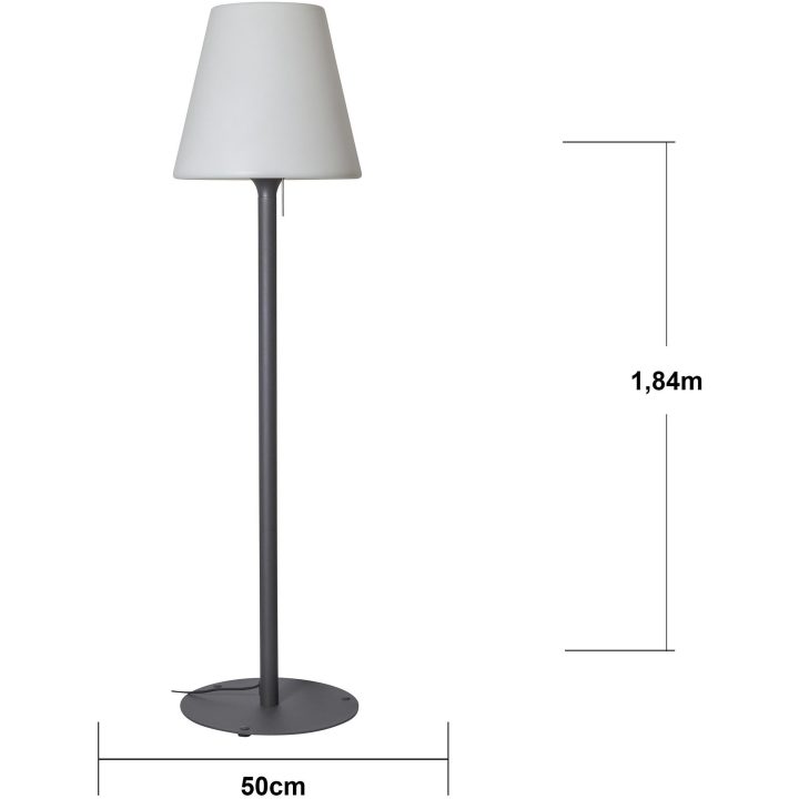Golvlampa Kreta Vit Star Trading – bild 9