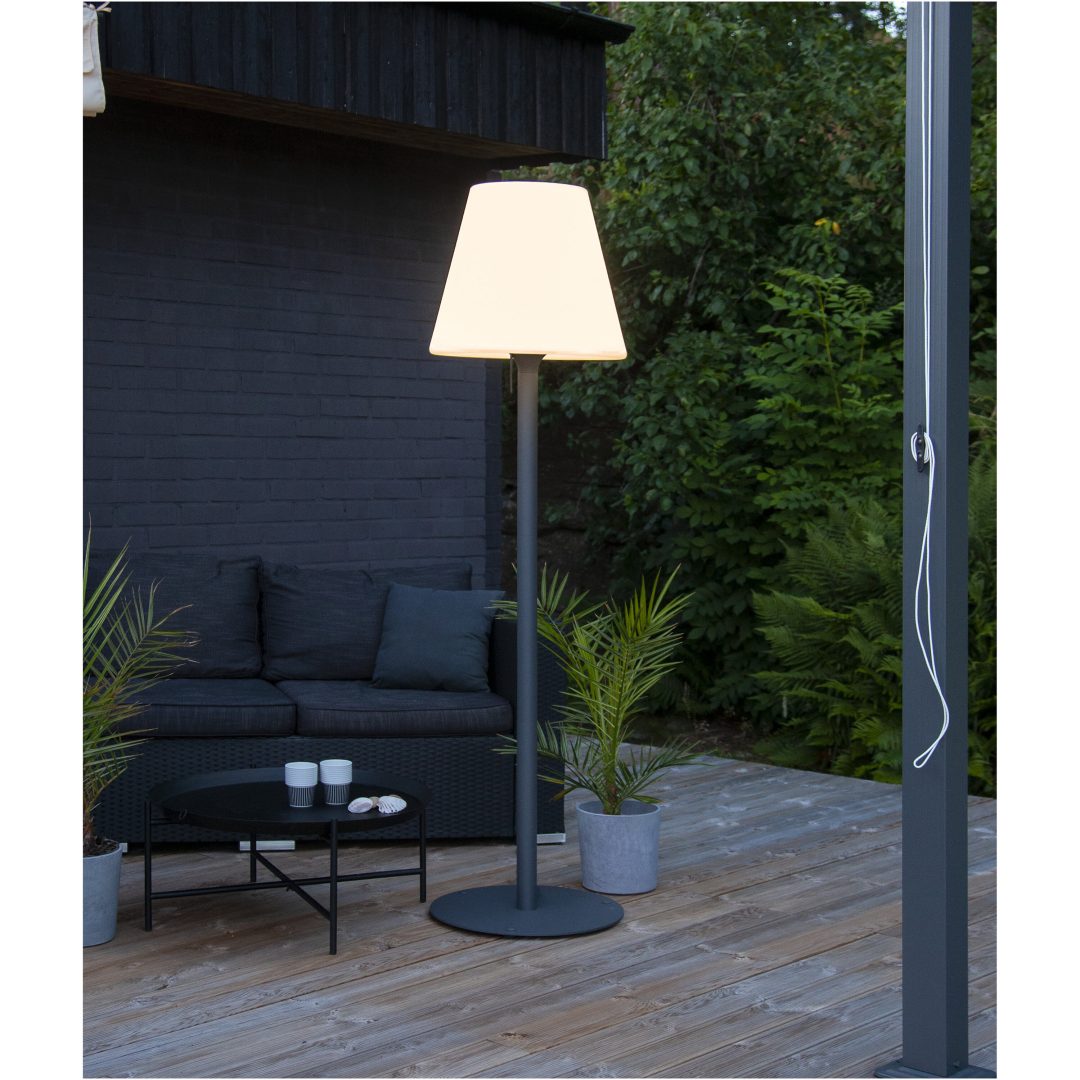Golvlampa Kreta Vit Star Trading – bild 5