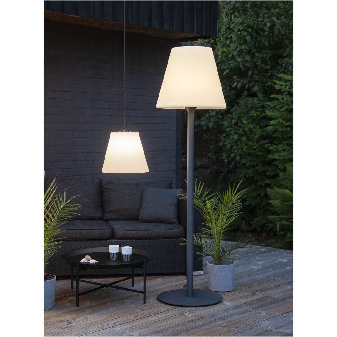 Golvlampa Kreta Vit Star Trading – bild 4