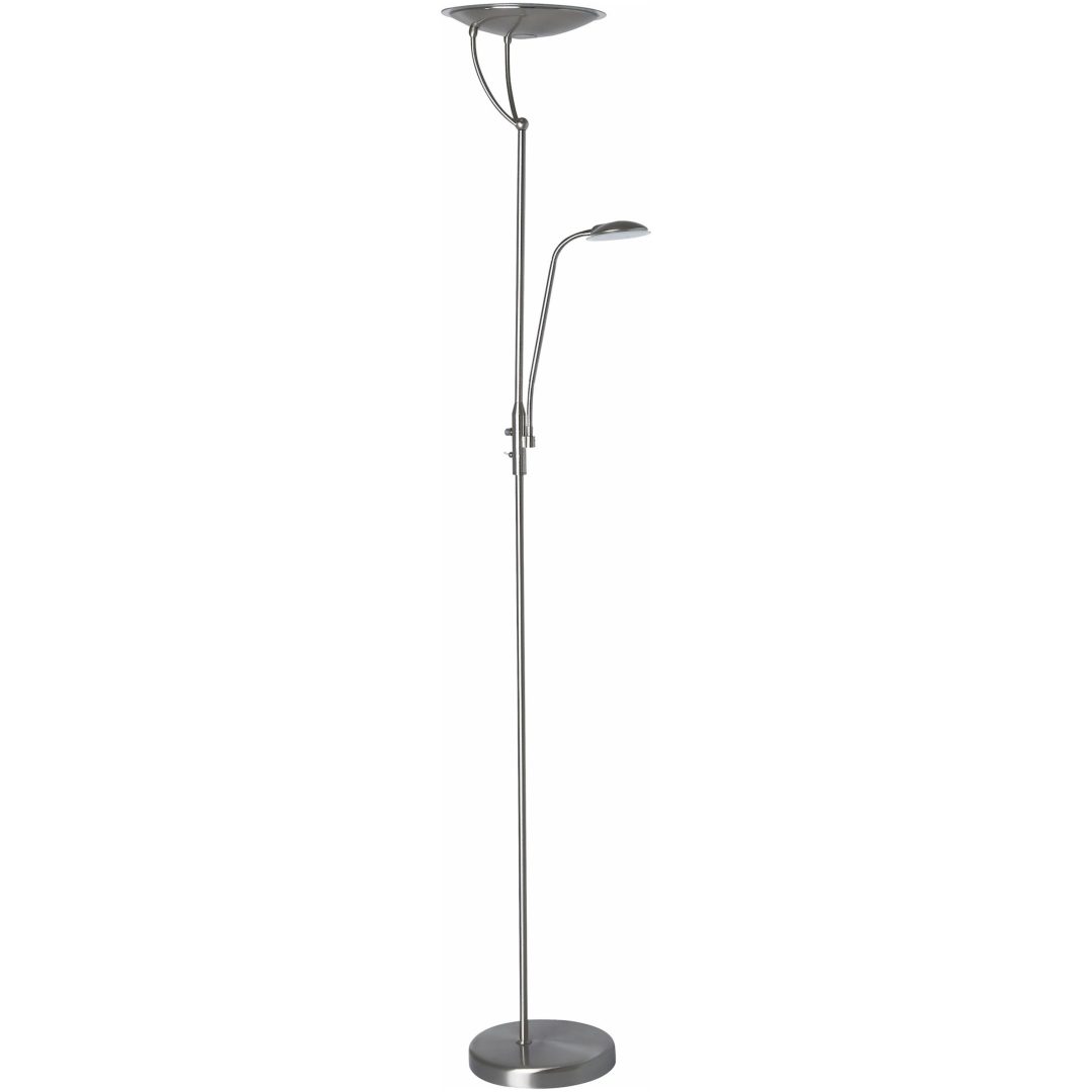 Golvlampa Kvarts LED, Satin MALMBERGS