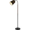 Golvlampa Ljusdal Svart/valnöt Textil ANETA HOME – miniatyr 1