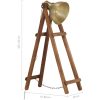 Golvlampa mässing E27 massivt mangoträ vidaXL – miniatyr 12