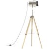 Golvlampa massivt mangoträ 140 cm vidaXL – miniatyr 4