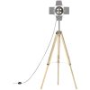 Golvlampa massivt mangoträ 140 cm vidaXL – miniatyr 5