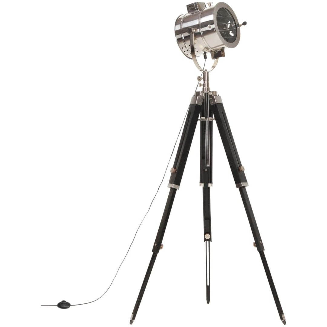 Golvlampa massivt mangoträ 165 cm vidaXL – bild 2