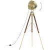 Golvlampa massivt mangoträ 193 cm vidaXL – miniatyr 3