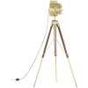 Golvlampa massivt mangoträ 193 cm vidaXL – miniatyr 4