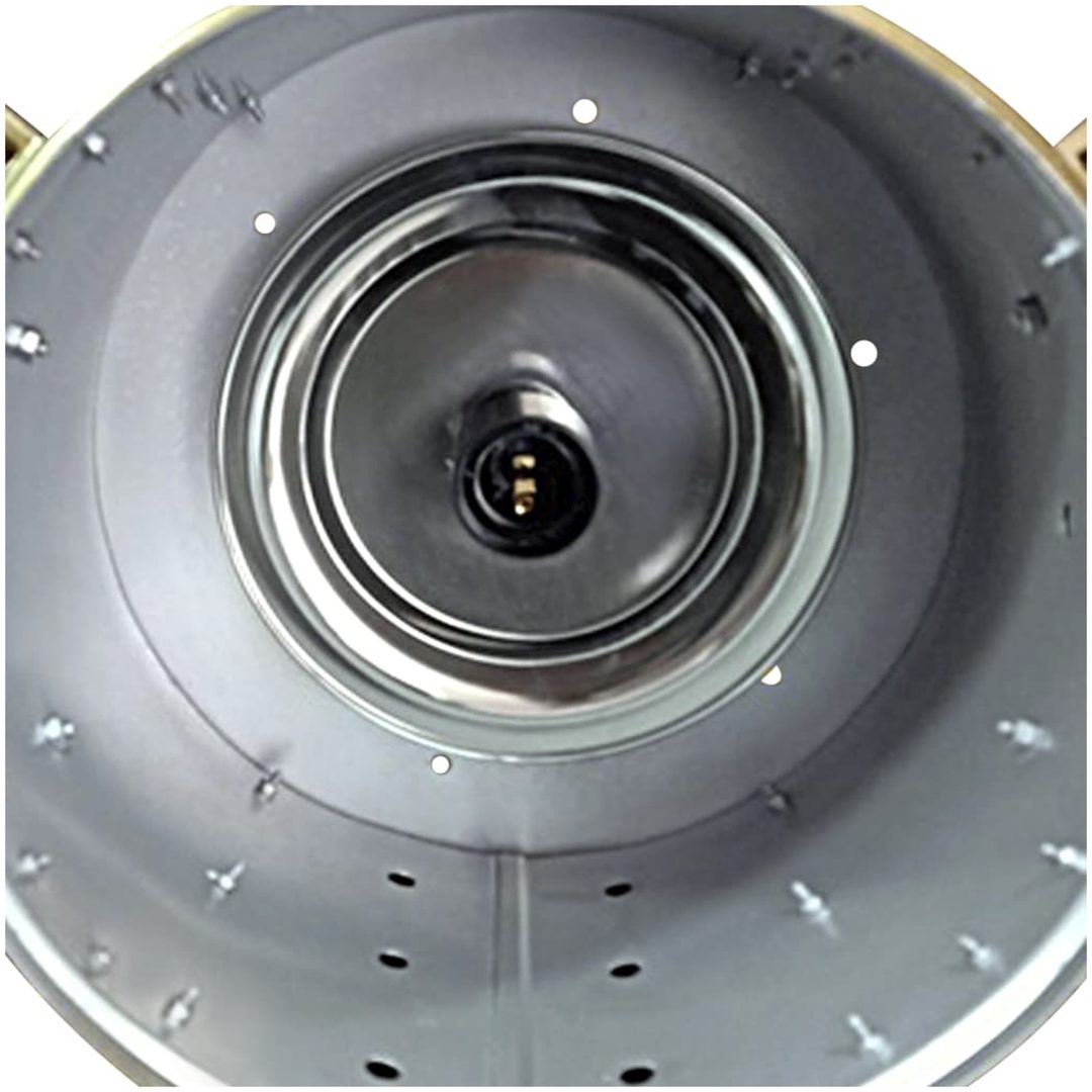 Golvlampa massivt mangoträ 193 cm vidaXL – bild 9