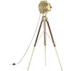 Golvlampa massivt mangoträ 193 cm vidaXL – miniatyr 1