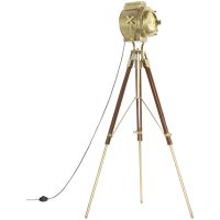 Golvlampa massivt mangoträ 193 cm vidaXL