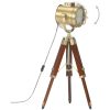 Golvlampa massivt mangoträ 69 cm vidaXL – miniatyr 3