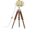 Golvlampa massivt mangoträ 69 cm vidaXL – miniatyr 4