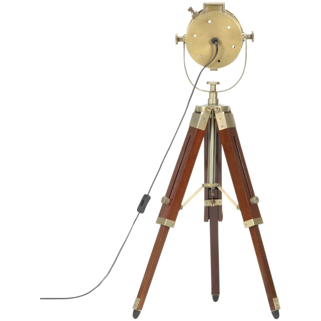 Golvlampa massivt mangoträ 69 cm vidaXL – bild 6