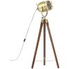 Golvlampa massivt mangoträ 97 cm vidaXL – miniatyr 2