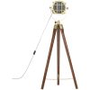 Golvlampa massivt mangoträ 97 cm vidaXL – miniatyr 5