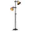 Golvlampa med 2 lampskärmar flerfärgad E27 vidaXL – miniatyr 2