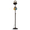 Golvlampa med 2 lampskärmar flerfärgad E27 vidaXL – miniatyr 4