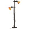 Golvlampa med 2 lampskärmar flerfärgad E27 vidaXL – miniatyr 5