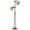 Golvlampa med 2 lampskärmar flerfärgad E27 vidaXL – miniatyr 1
