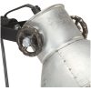 Golvlampa med 2 lampskärmar silver E27 gjutjärn vidaXL – miniatyr 6