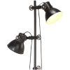 Golvlampa med 2 lampskärmar svart E27 gjutjärn vidaXL – miniatyr 5