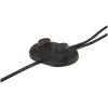 Golvlampa med 2 lampskärmar svart E27 gjutjärn vidaXL – miniatyr 9