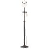 Golvlampa med 2 lampskärmar vit E27 gjutjärn vidaXL – miniatyr 4
