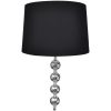 Golvlampa med högt stativ och lampskärm svart vidaXL – miniatyr 2