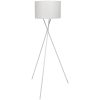 Golvlampa med högt stativ vit vidaXL – miniatyr 1