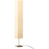 Golvlampa med stålstativ 170 cm beige vidaXL 170 cm – miniatyr 2