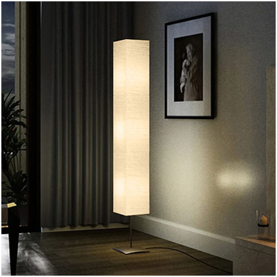 Golvlampa med stålstativ 170 cm beige vidaXL 170 cm