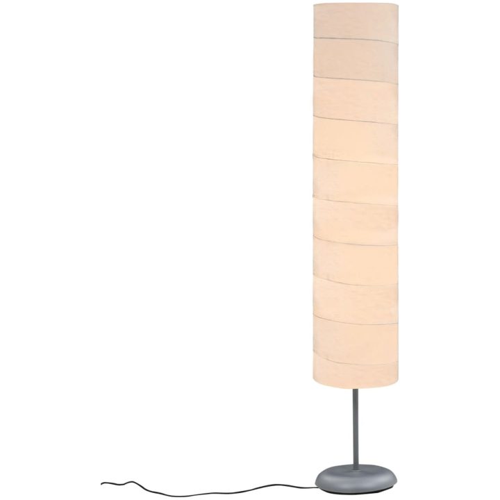 Golvlampa med stativ 121 cm vit E27 vidaXL – bild 2