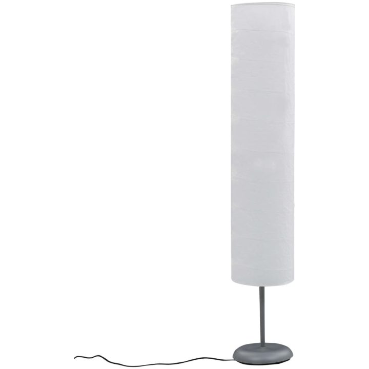 Golvlampa med stativ 121 cm vit E27 vidaXL – bild 3