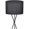 Golvlampa med stativ 139 cm svart vidaXL – miniatyr 2