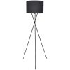 Golvlampa med stativ 139 cm svart vidaXL – miniatyr 1