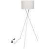 Golvlampa med stativ 139 cm vit vidaXL – miniatyr 1