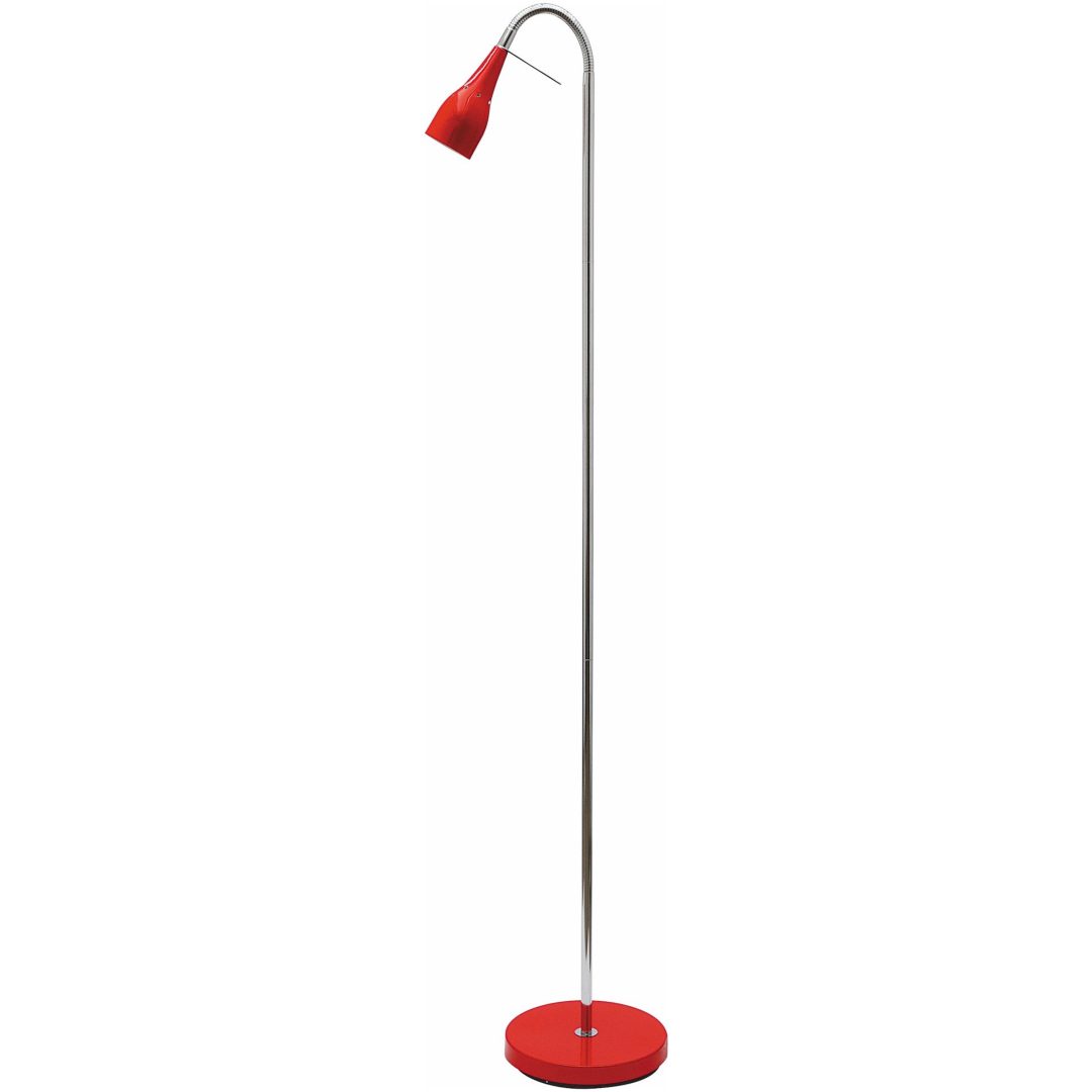 Golvlampa Mic, 40W, E14, Röd MALMBERGS