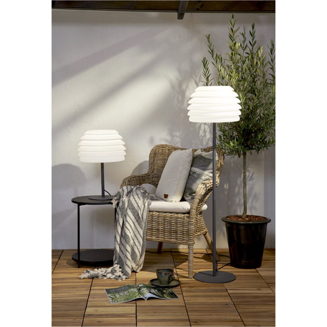 Golvlampa Rhodos Vit Star Trading – bild 4
