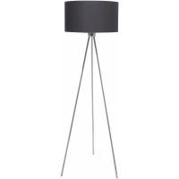 Golvlampa Steel, 40W, Krom/Svart MALMBERGS