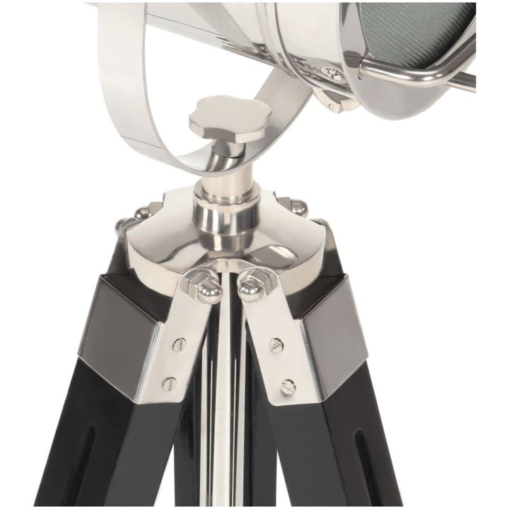 Golvlampa svart massivt mangoträ 69 cm vidaXL – bild 12