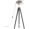 Golvlampa svart massivt mangoträ 97 cm vidaXL – miniatyr 4