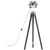 Golvlampa svart massivt mangoträ 97 cm vidaXL – miniatyr 5