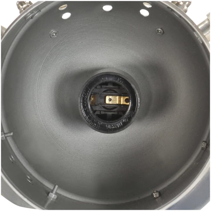 Golvlampa svart massivt mangoträ 97 cm vidaXL – bild 9